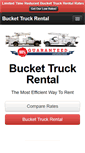 Mobile Screenshot of buckettruck-rental.com